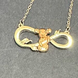 Add-on to bundle $5 Koala infinity necklace charm. 1 inch charm 18 inch chain.